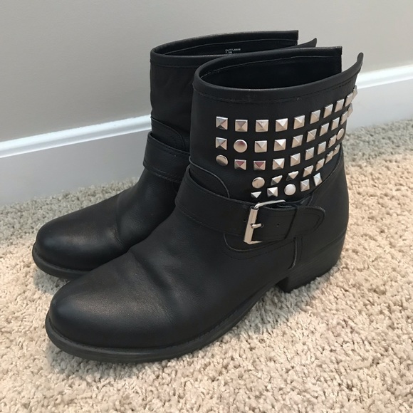 Steve Madden Outlaww leather ankle booties - Picture 3 of 6